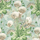 Dahlia Devon Neutral on Robin's Egg Wallpaper by Anna French
