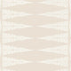 Ellery Stripe Devon White on Beige Wallpaper by Anna French