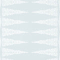 Ellery Stripe Devon White on Soft Blue Wallpaper by Anna French