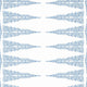 Ellery Stripe Devon Sky Blue on White Wallpaper by Anna French