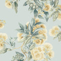 Camellia Garden Devon Soft Gold Wallpaper by Anna French