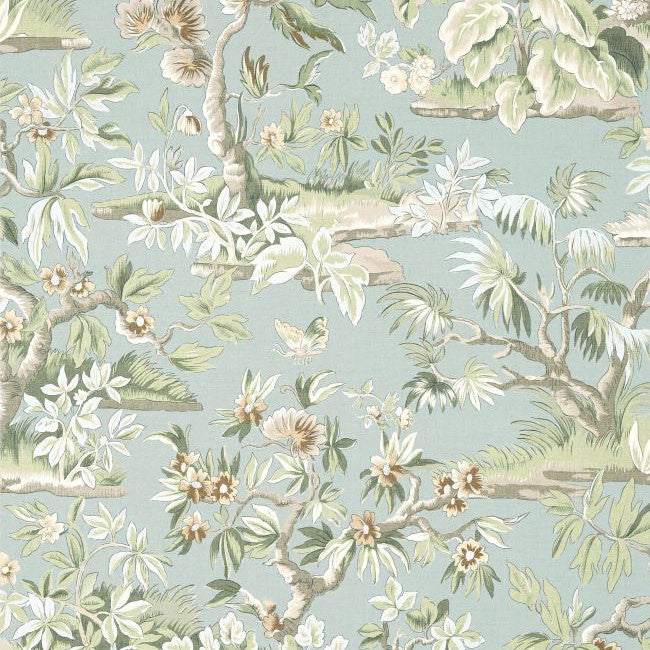 AT24562 Elwood Devon Robin's Egg Wallpaper by Anna French