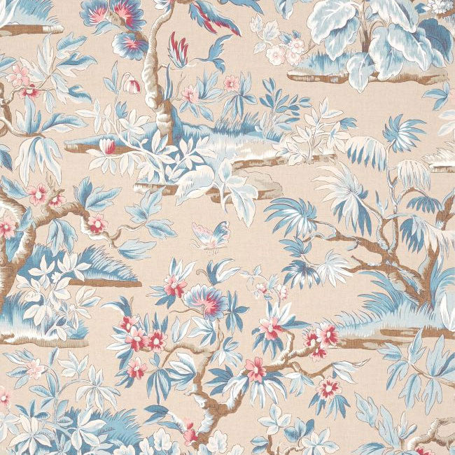 AT24564 Elwood Devon Document Linen Wallpaper by Anna French