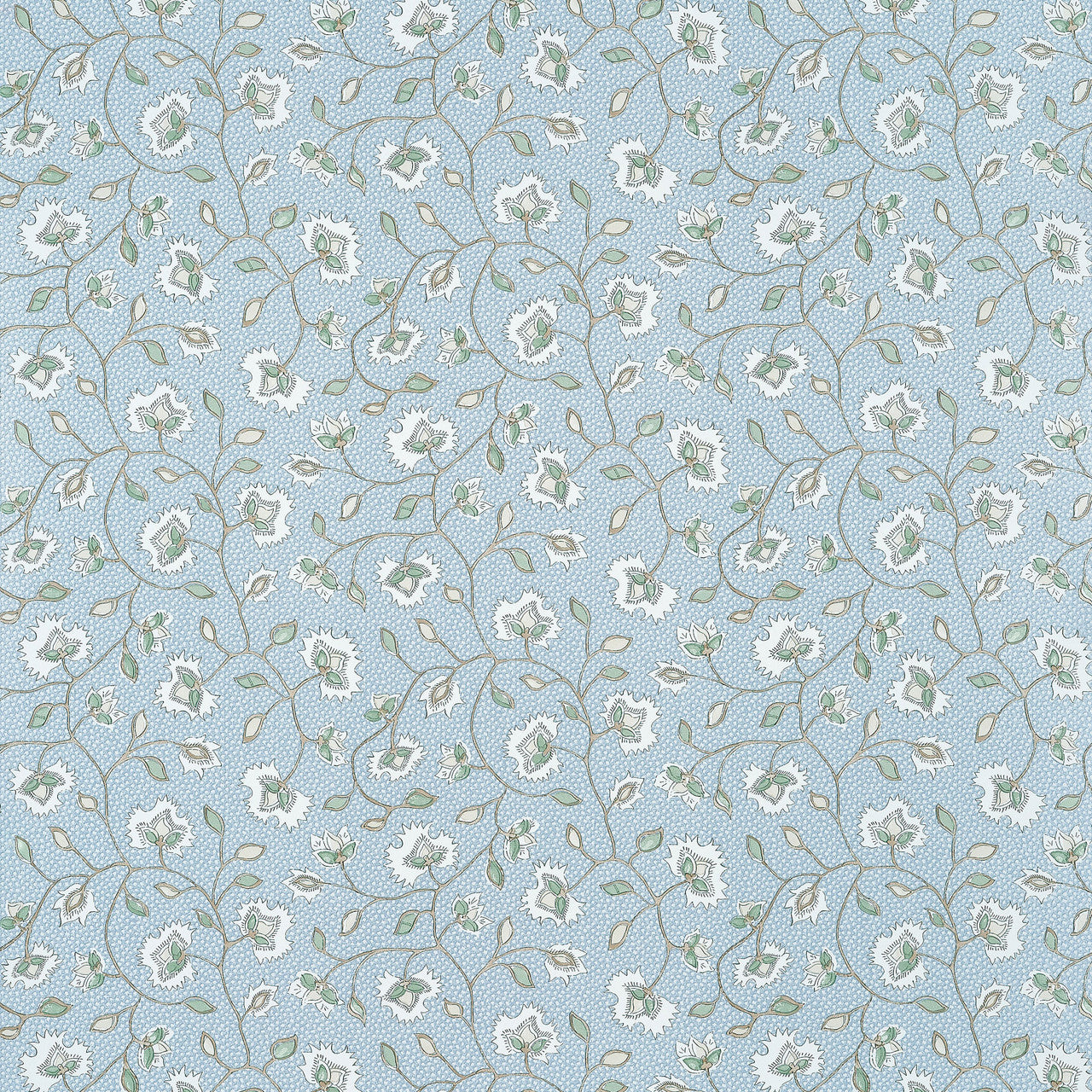 AT57839 Chelsea Bristol Soft Blue & Green Wallpaper by Anna French