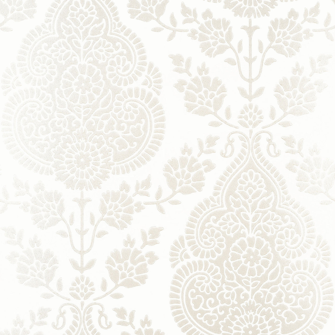 AT57863 Balmuccia Damask Bristol Pearl Wallpaper by Anna French