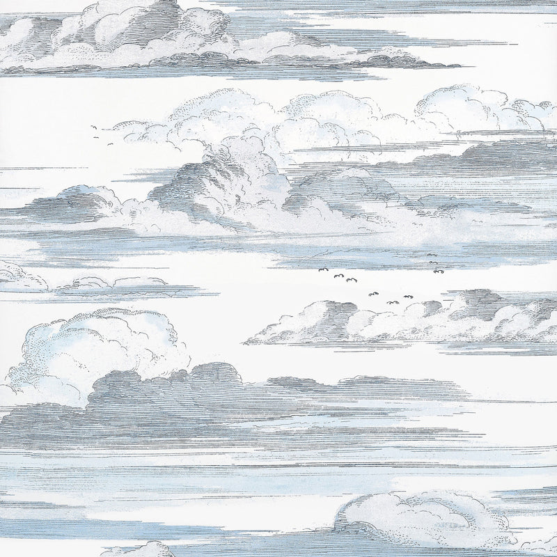 AT57870 Cielo Bristol Blue Wallpaper by Anna French