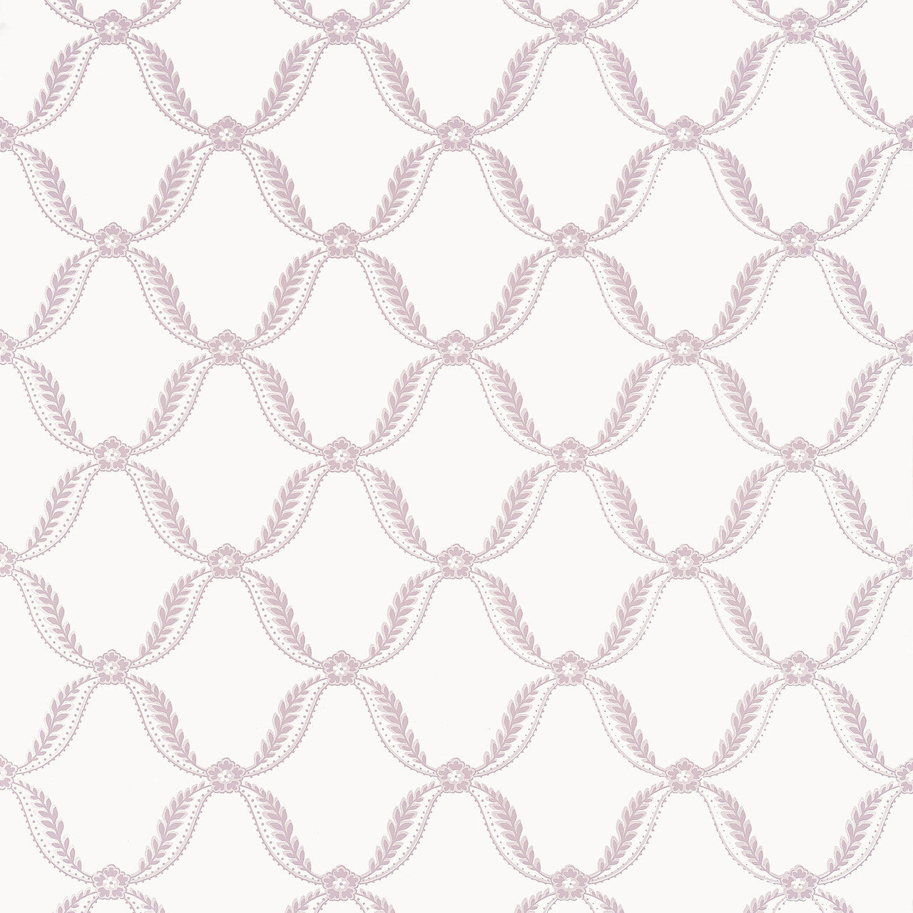 AT57880 Tate Trellis Bristol Lavender Wallpaper by Anna French
