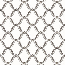 AT57883 Tate Trellis Bristol Black Wallpaper by Anna French