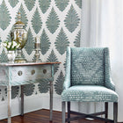 AT78724 Palampore Leaf Palampore Wallpaper By Anna French