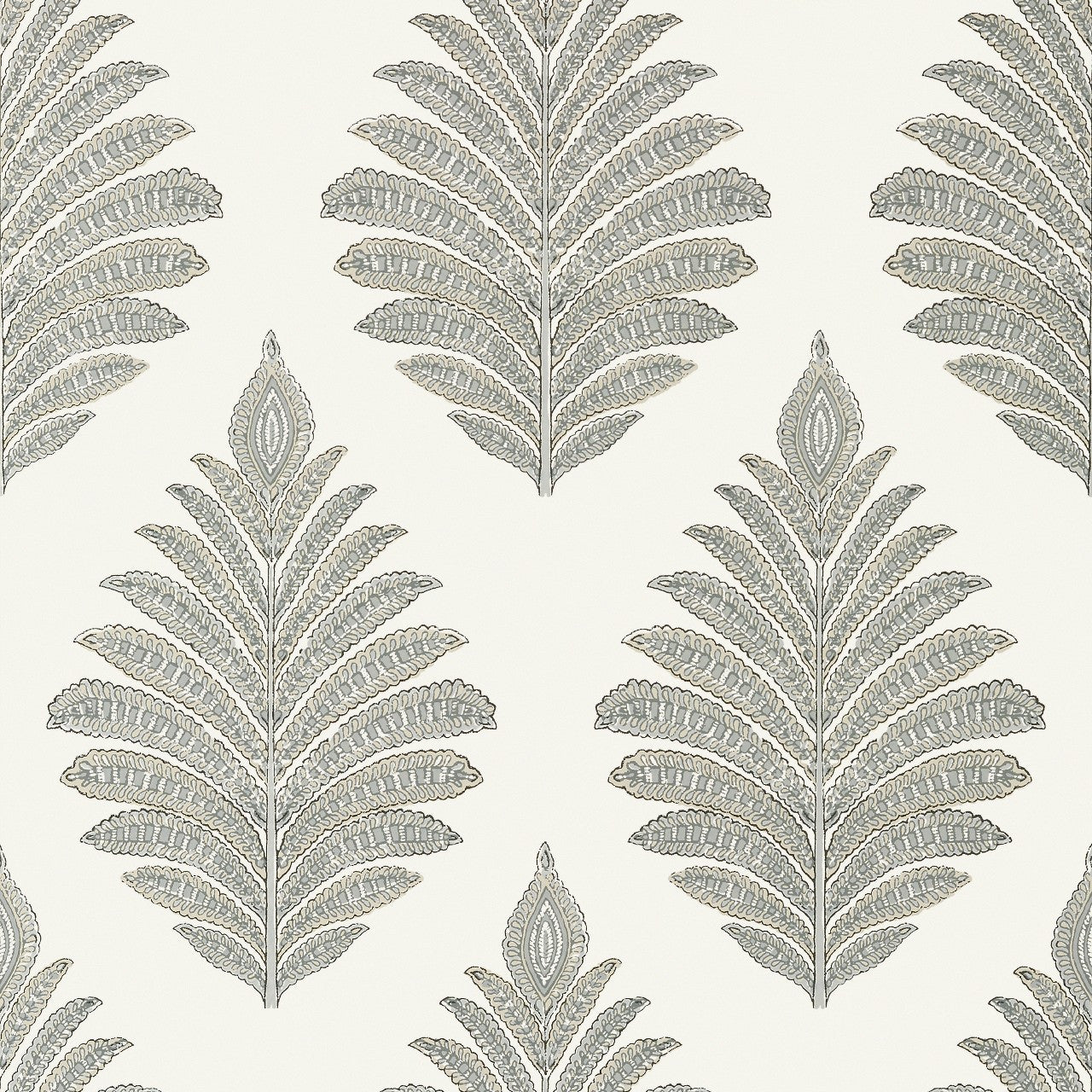 AT78724 Palampore Leaf Palampore Wallpaper By Anna French