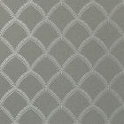 AT7910 Burmese Watermark Metallic Silver and Charcoal Wallpaper by Anna French