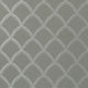 Burmese Watermark Metallic Silver and Charcoal Wallpaper by Anna French
