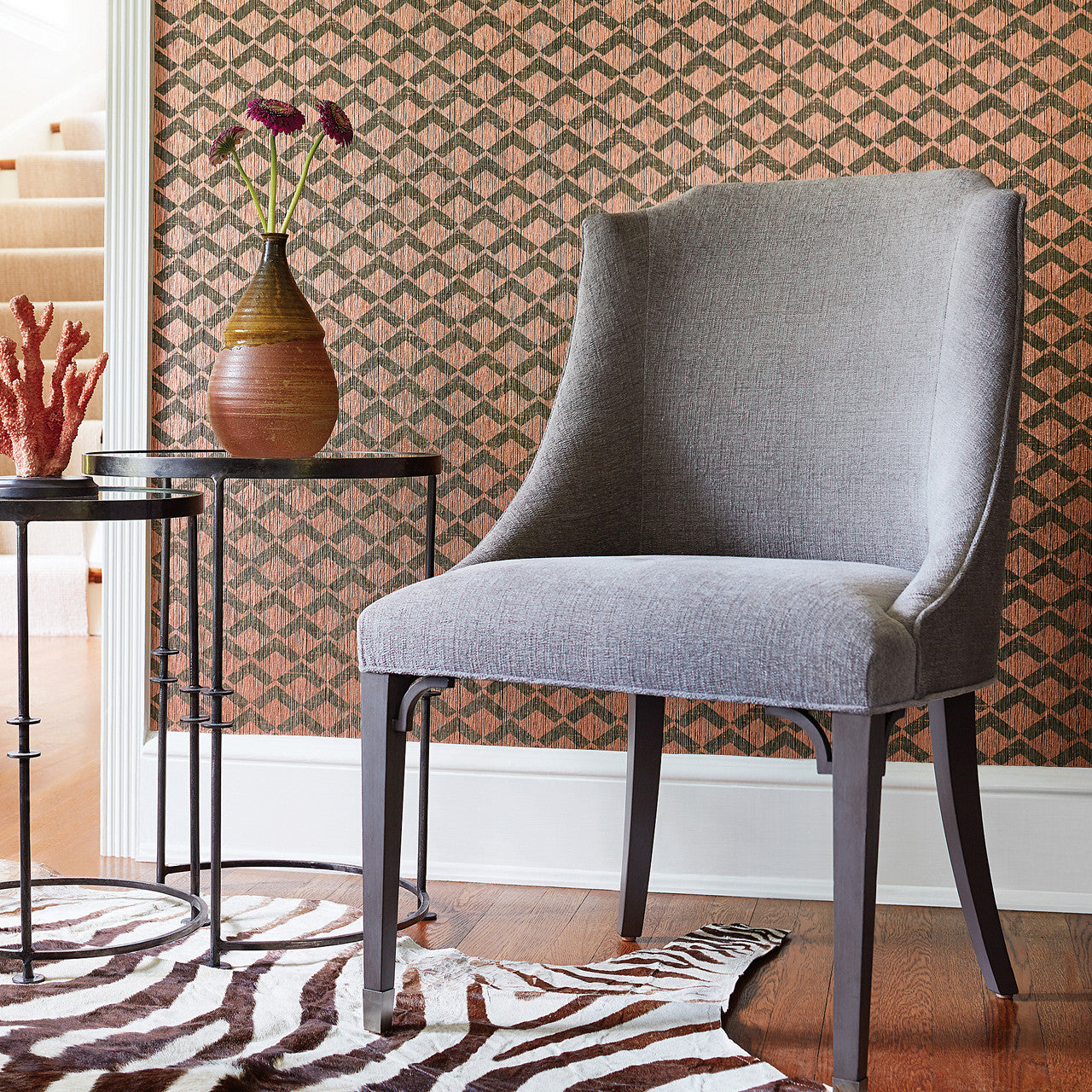 AT79110 Cashiers Small Scale Wallpaper By Anna French