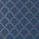 Burmese Watermark Metallic/Navy Wallpaper by Anna French