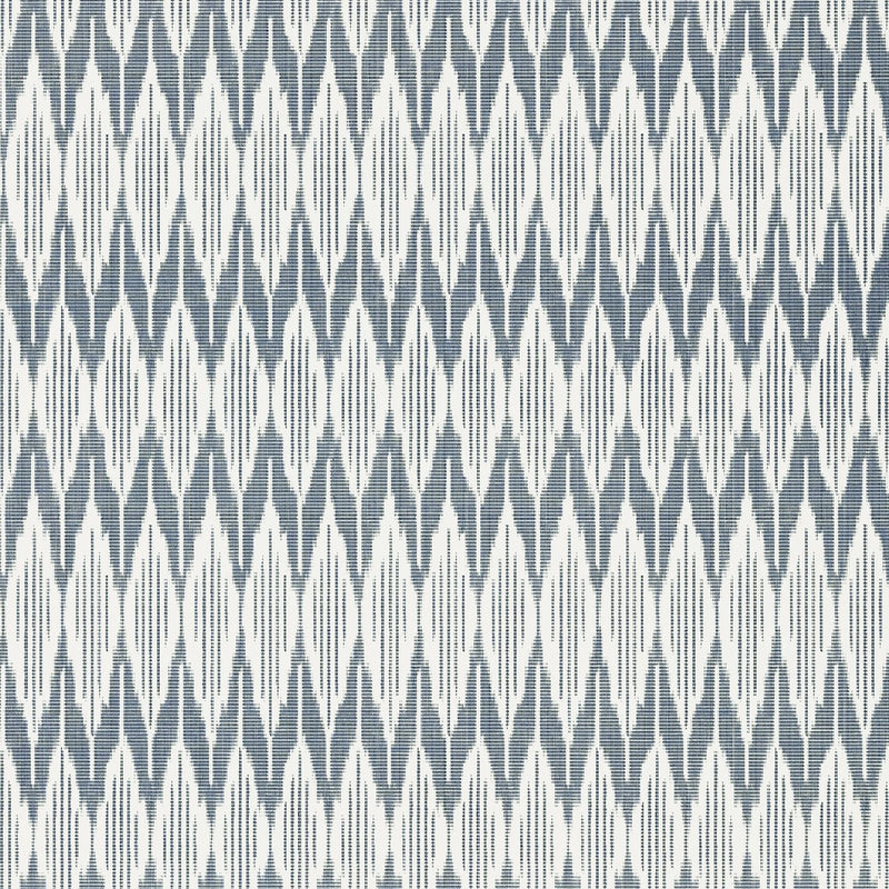 AT79132 Balin Ikat Small Scale Wallpaper By Anna French