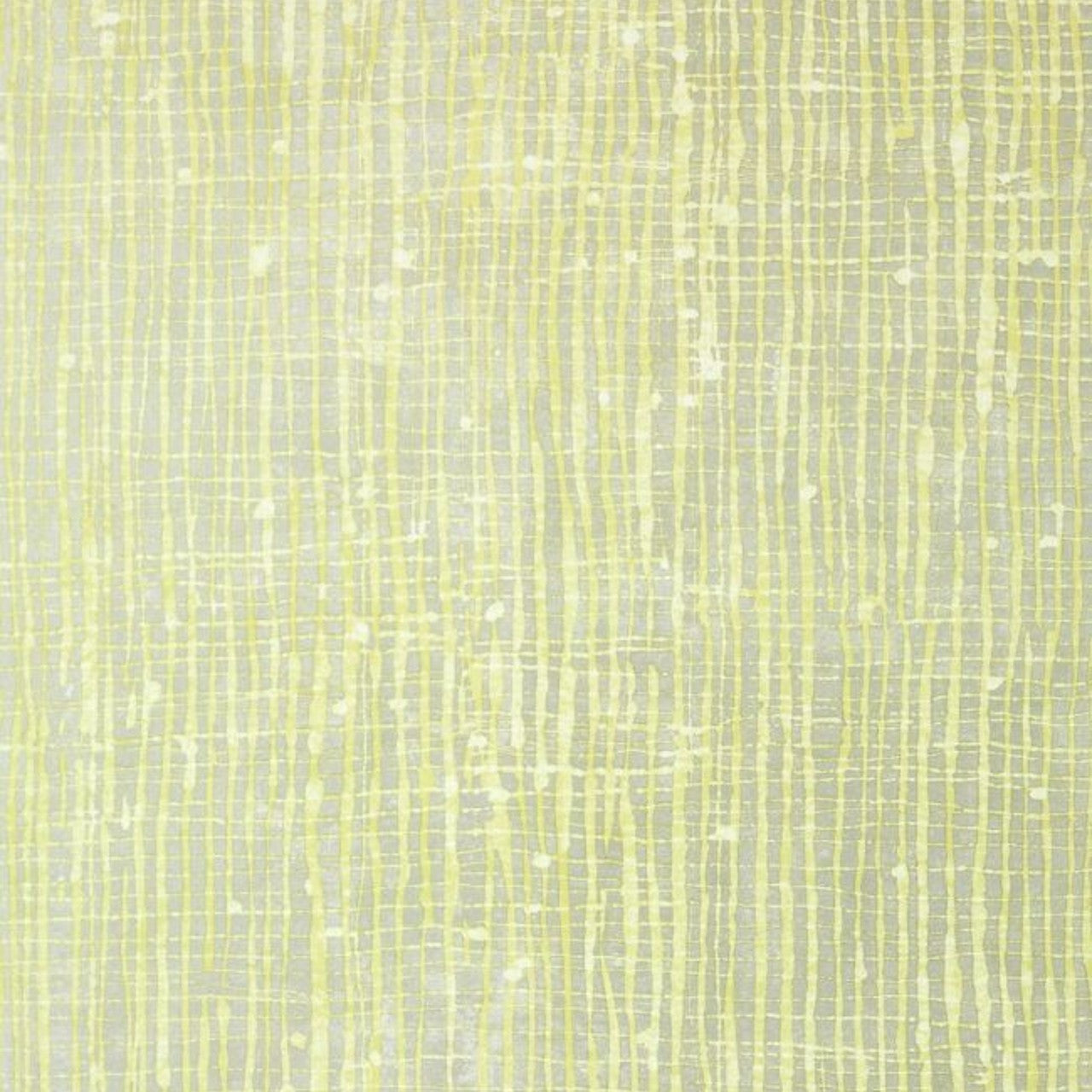 AT7931 Violage Watermark Citron/Metallic Silver Wallpaper by Anna French