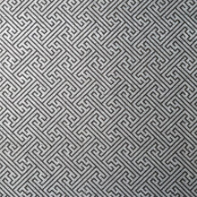 AT9842 Charlotte Raffia Nara Black and Metallic Silver Wallpaper by Anna French