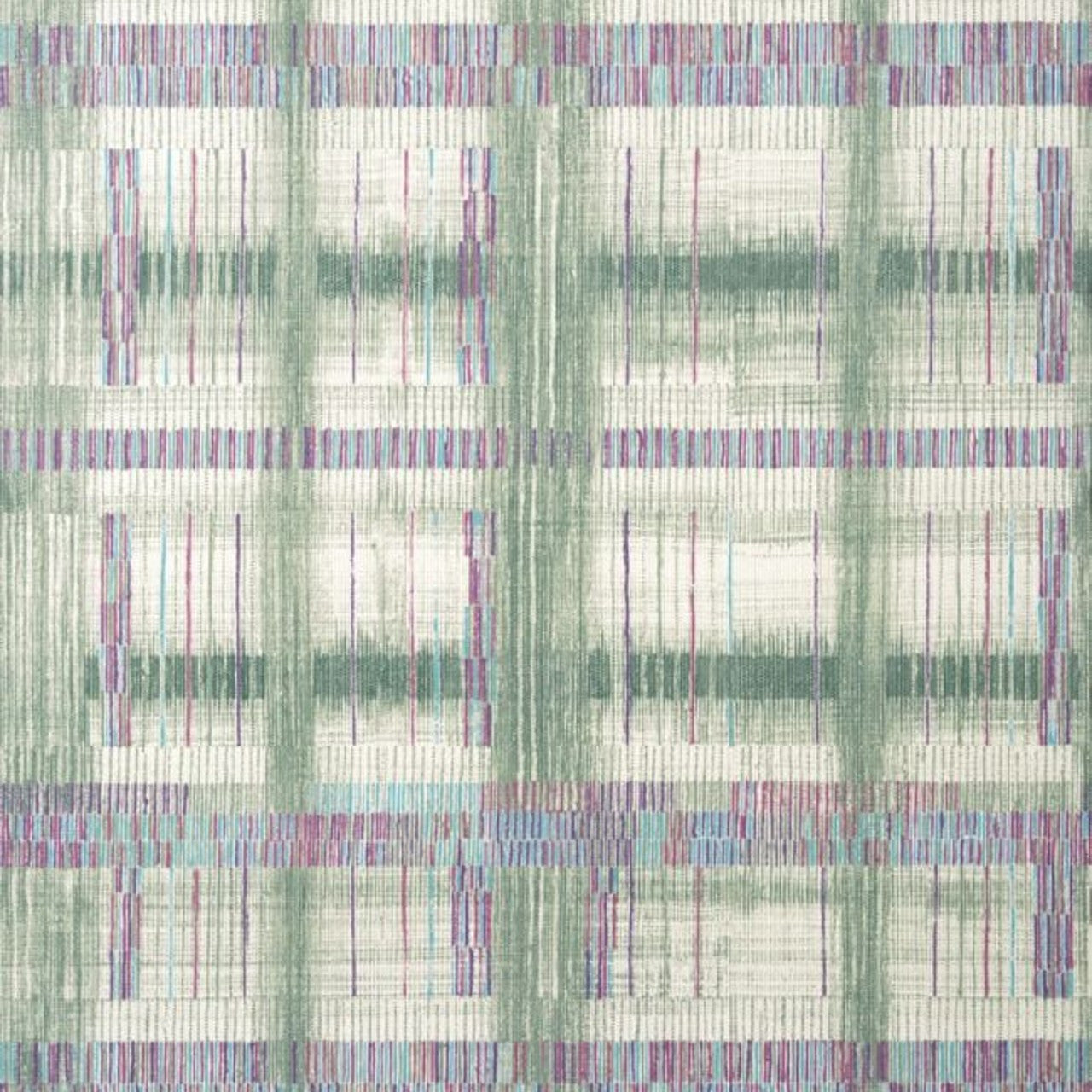 AT9847 Takao Weave Nara Green Wallpaper by Anna French