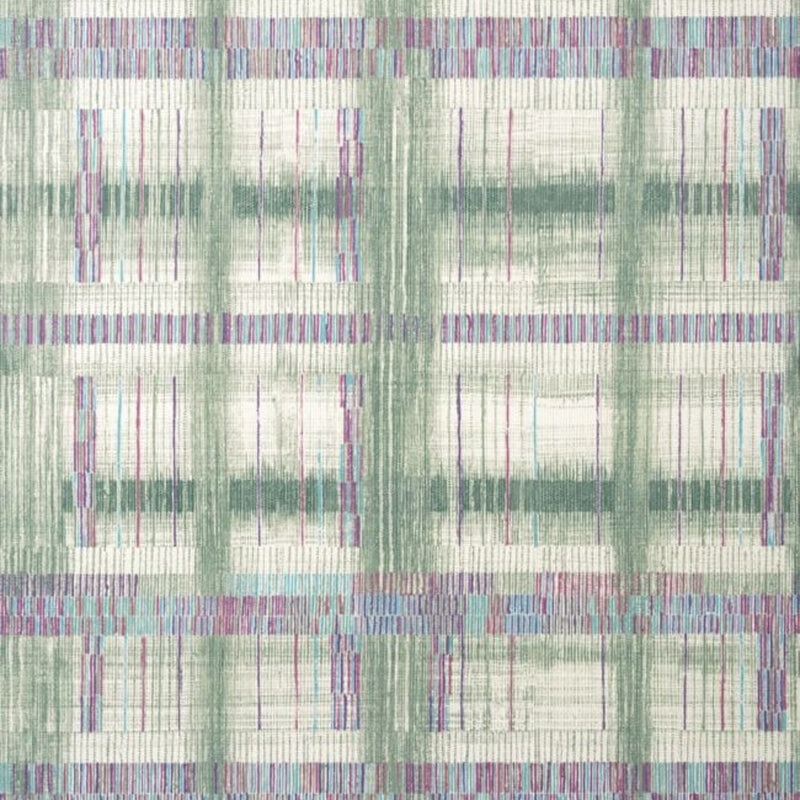 AT9847 Takao Weave Nara Green Wallpaper by Anna French