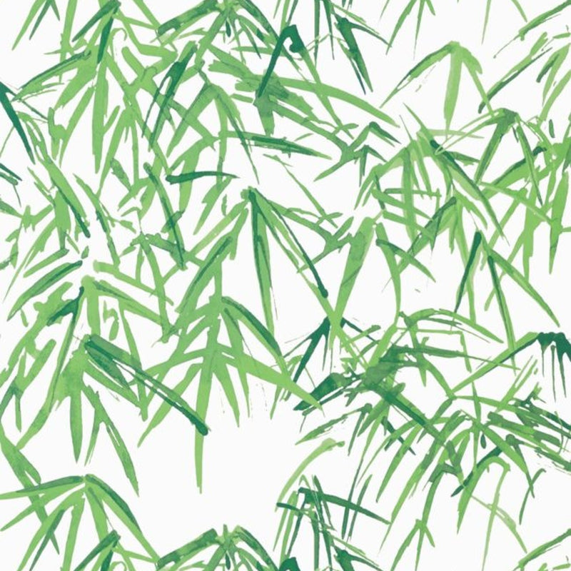 AT9869 Kyoto Leaves Nara Emerald Green Wallpaper by Anna French