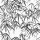 Kyoto Leaves Nara Black Wallpaper by Anna French