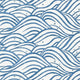 Waves Nara Blue Wallpaper by Anna French