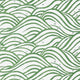 Waves Nara Emerald Green Wallpaper by Anna French