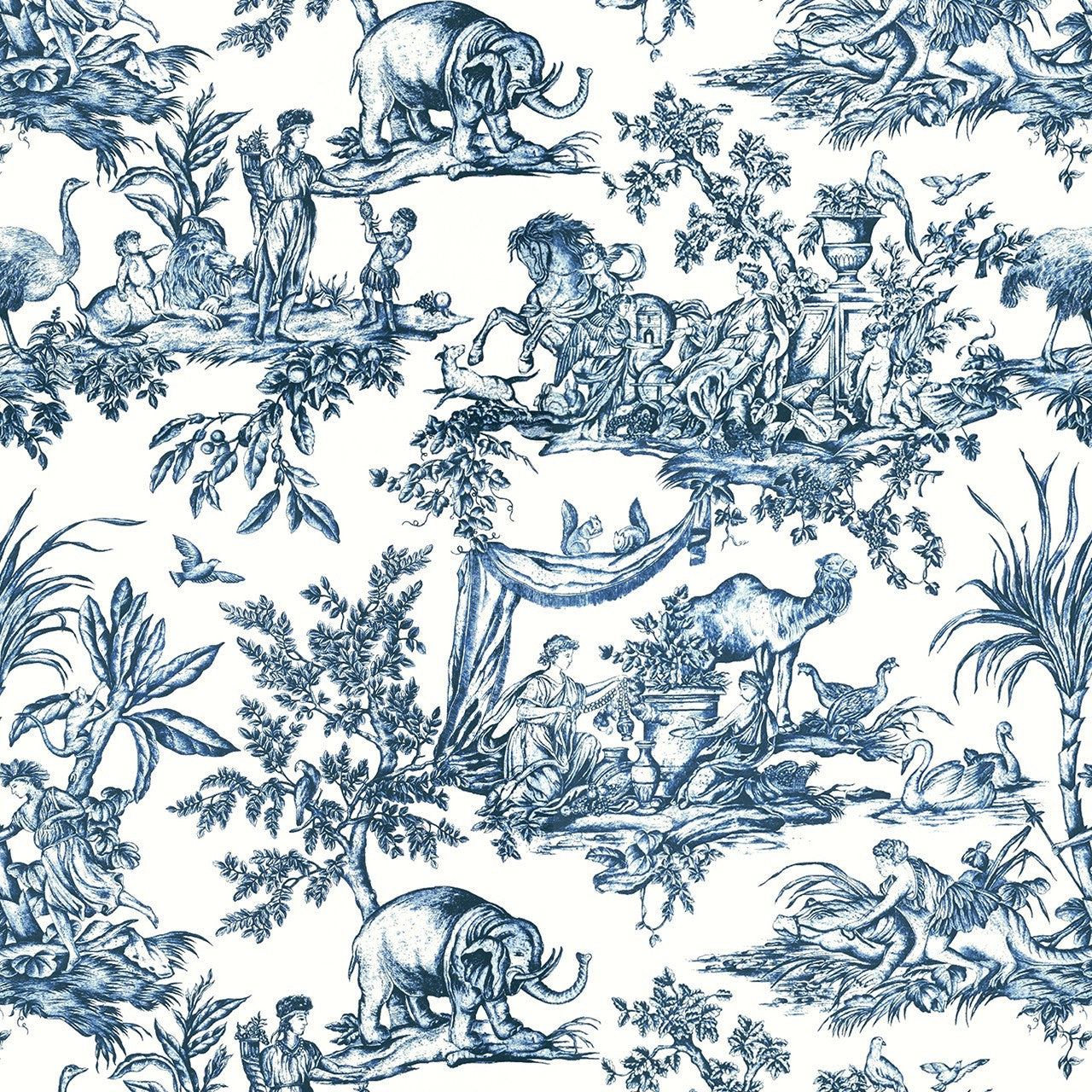 ATWW15171 Toile Antilles Wallpaper by Anna French