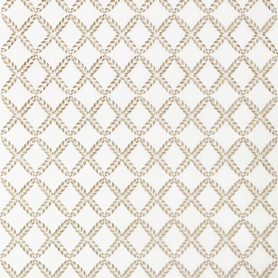 AW10743 Halifax Embroidery Beige Fabric by Anna French
