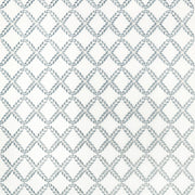 Halifax Embroidery Blue and White Clermont Fabric by Anna French