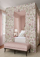 Sue Belle Embroidery Rose Clermont Fabric by Anna French