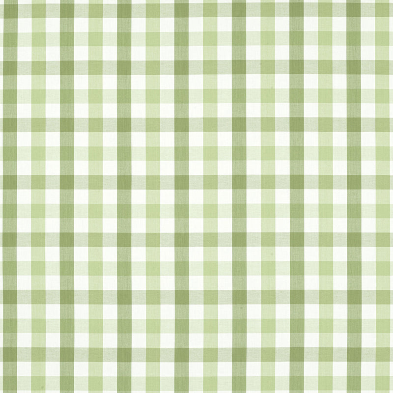 AW15145 Saybrook Check Antilles Green Fabric by Anna French