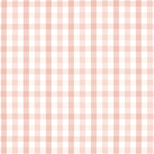 AW15148 Saybrook Check Antilles Blush Fabric by Anna French