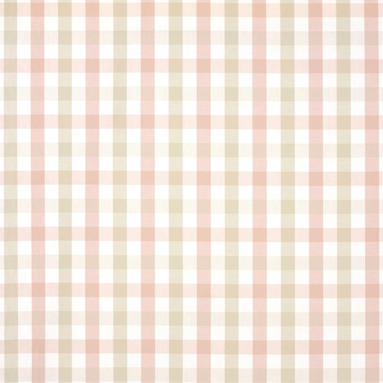 AW15149 Saybrook Check Antilles Pink/Beige Fabric by Anna French