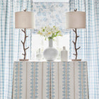 AW15150 Saybrook Check Antilles Spa Blue Fabric by Anna French