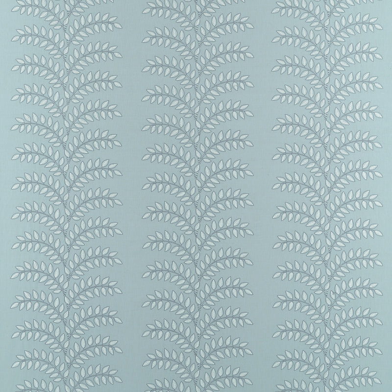 AW16102 Frondescence Embroidery Robin's Egg Belvedere Fabric by Anna French