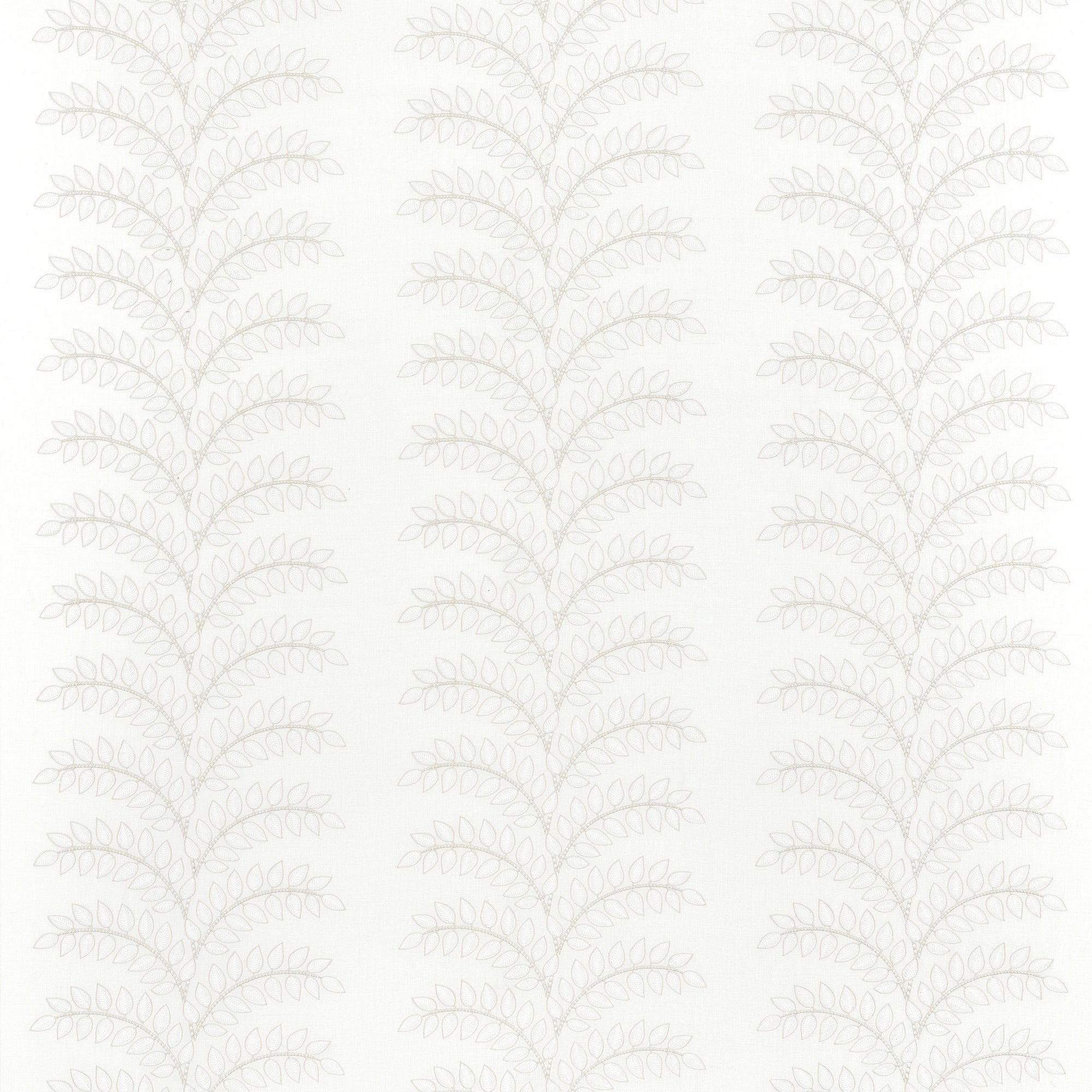 AW16103 Frondescence Embroidery Off White Belvedere Fabric by Anna French