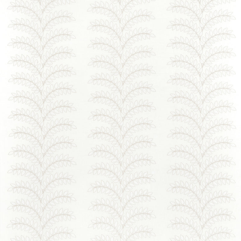AW16103 Frondescence Embroidery Off White Belvedere Fabric by Anna French