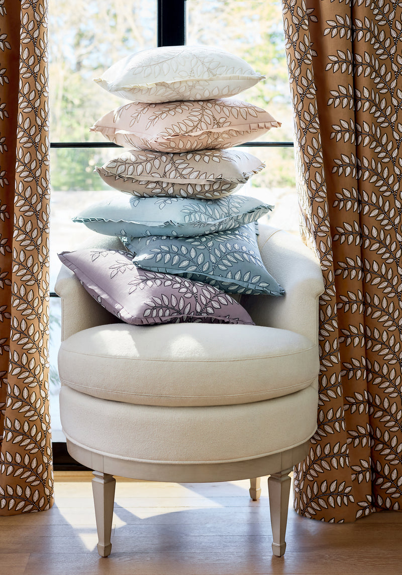 AW16103 Frondescence Embroidery Off White Belvedere Fabric by Anna French