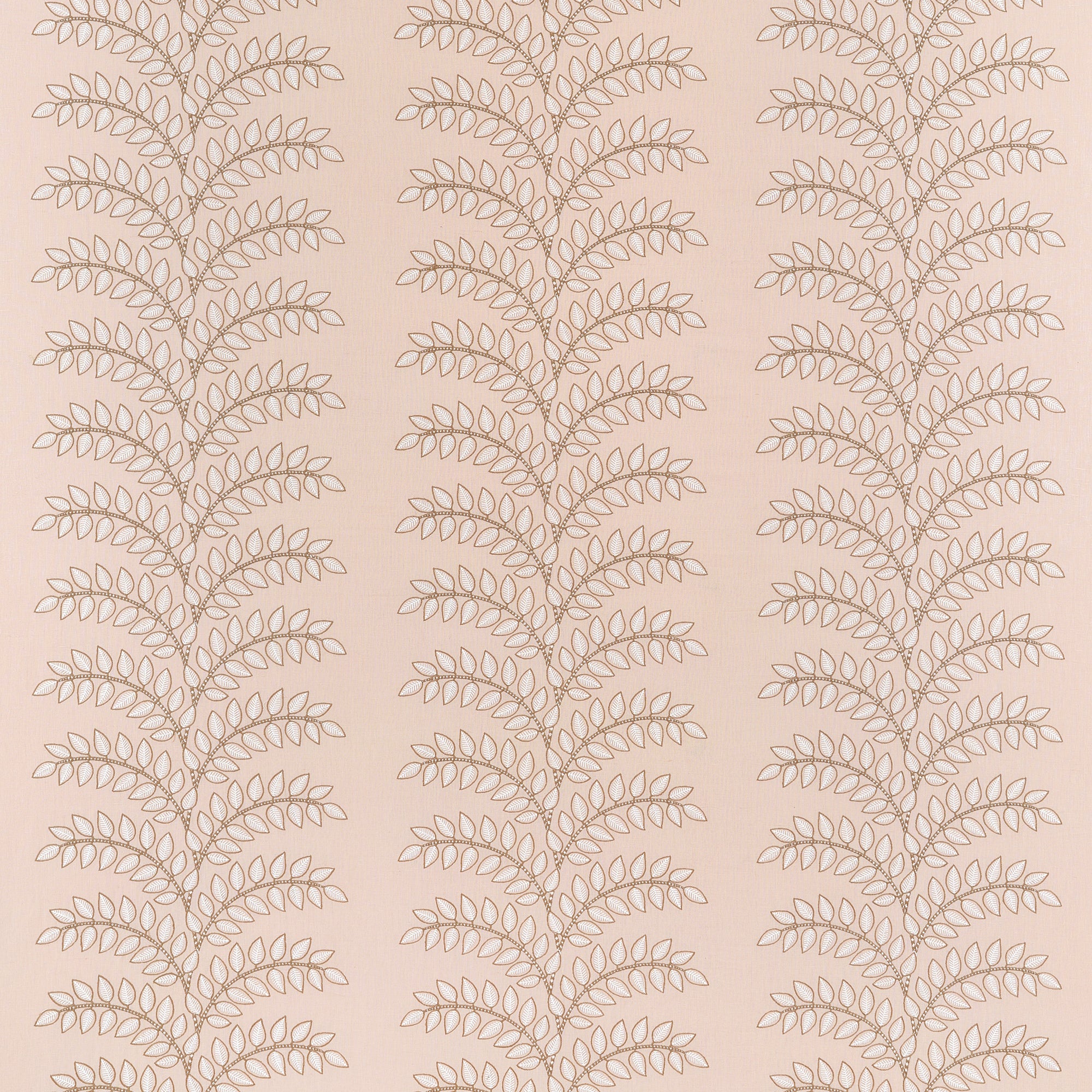 AW16105 Frondescence Embroidery Blush Belvedere Fabric by Anna French