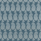AW16110 Campania Paisley Blue Belvedere Fabric by Anna French