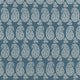 Campania Paisley Blue Belvedere Fabric by Anna French