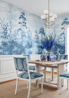 AW16110 Campania Paisley Blue Belvedere Fabric by Anna French