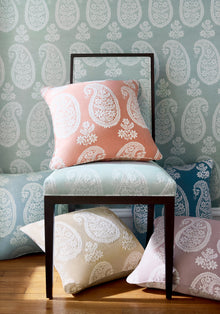AW16112 Campania Paisley Sage Belvedere Fabric by Anna French