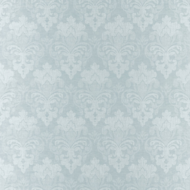 AW16120 Darcey Damask Soft Blue Belvedere Fabric by Anna French