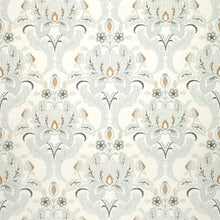 AW26117 Trumpet Embroidery Symphony Navy Fabric by Anna French