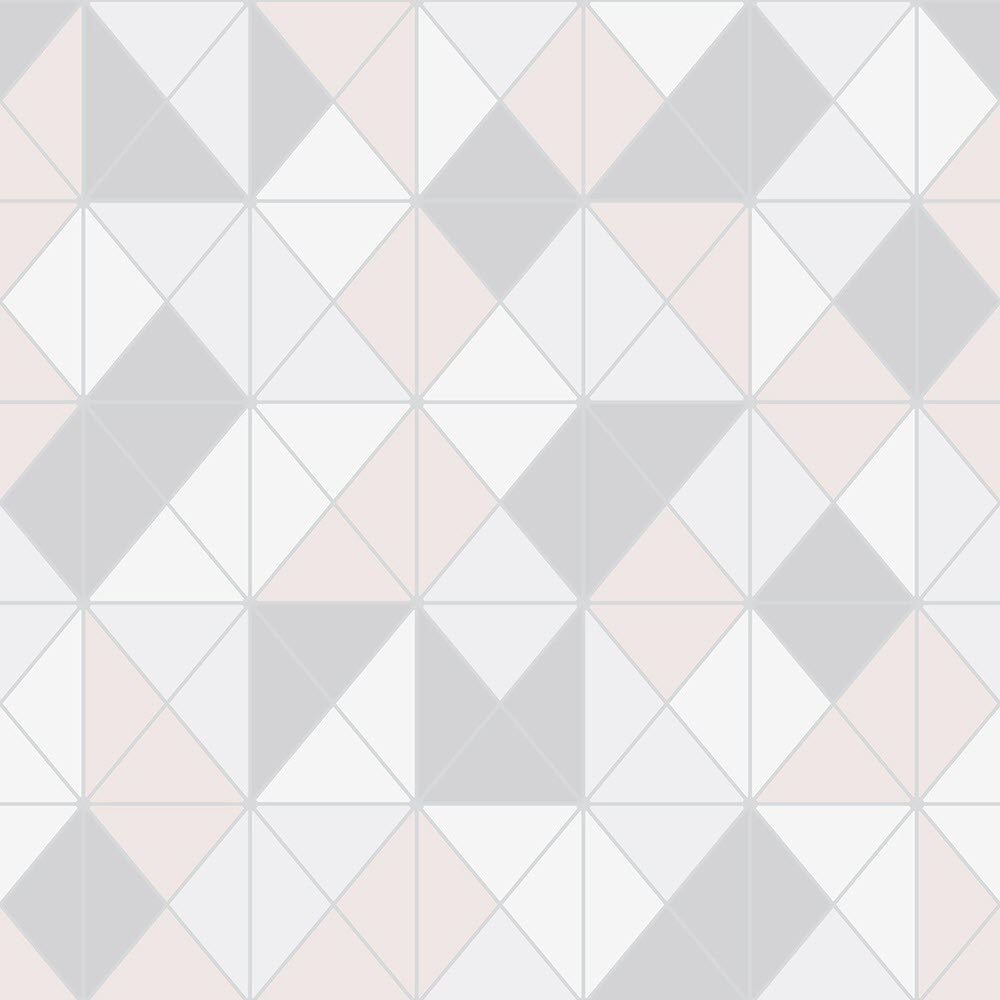 AW70601 Geo Diamond Casa Blanca 2 Wallpaper by Today Interiors