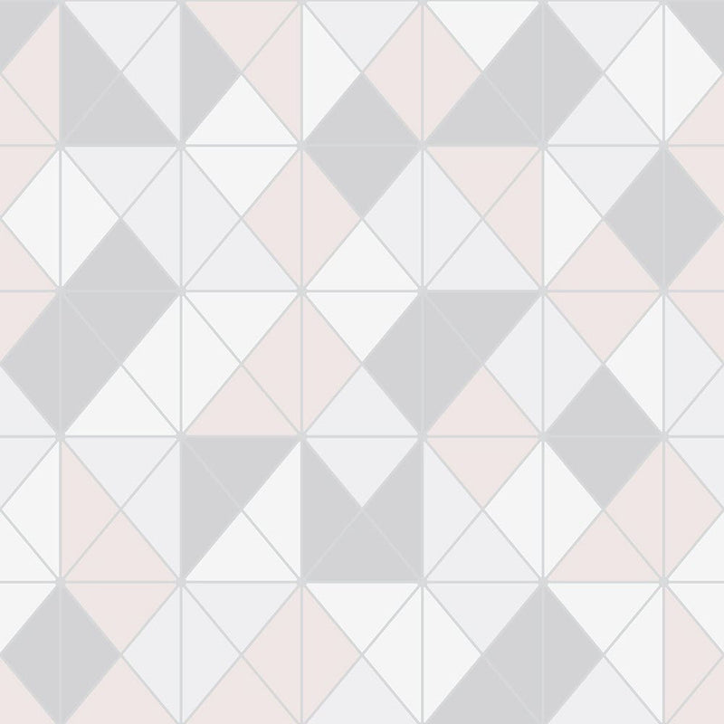 AW70601 Geo Diamond Casa Blanca 2 Wallpaper by Today Interiors