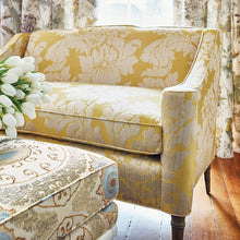 AW72981 Caserta Damask Manor Yellow Fabric by Anna French