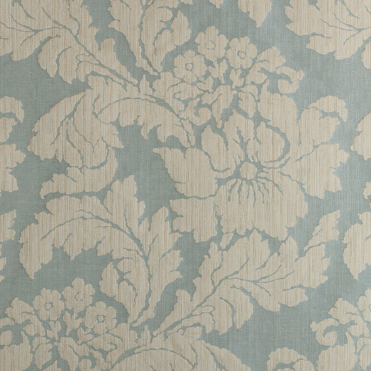 AW72982 Caserta Damask Manor Aqua Fabric by Anna French